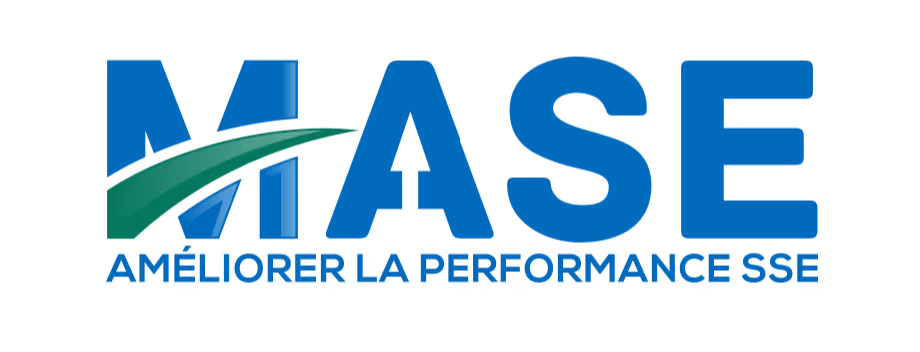 Logo certification MASE - Améliorer la performance Santé Sécurité Environnement (SSE) d’Aemmie en électricité industrielle