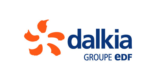 Logo Dalkia Groupe EDF - Client partenaire AEMMIE bureau études électricité industrielle tertiaire Gironde
